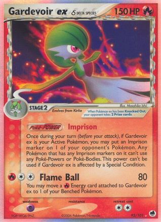 Gardevoir ex (Delta Species)  - Holofoil Dragon Frontiers - Ultra Rare