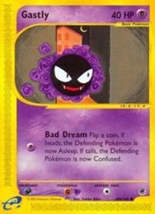 Gastly 109  - Reverse Holofoil Expedition - Common
