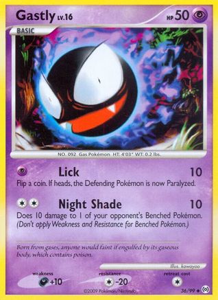 Gastly (36) (36) 036  Arceus - Uncommon