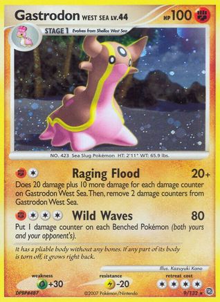 Gastrodon West Sea  - Holofoil Secret Wonders - Holo Rare