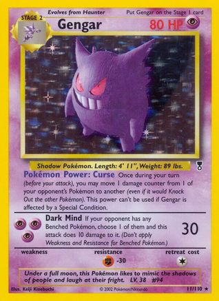 Gengar  - Holofoil Legendary Collection - Holo Rare