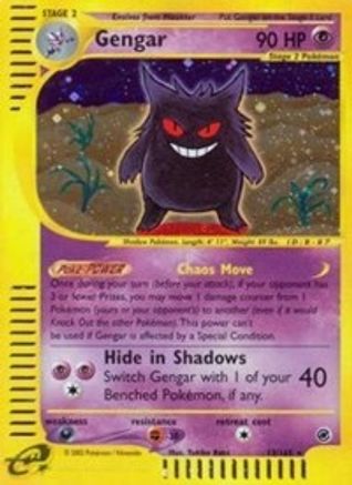 Gengar (13)  - Reverse Holofoil Expedition - Holo Rare