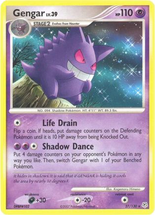 Gengar 027  Diamond and Pearl - Rare