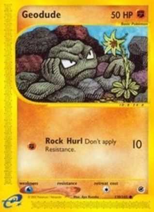Geodude 110  - Reverse Holofoil Expedition - Common