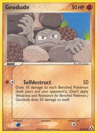 Geodude 053/92  Legend Maker - Common