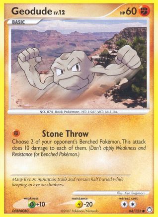 Geodude 084  Mysterious Treasures - Common
