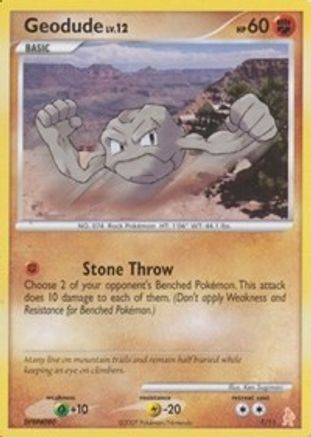 Geodude  DP Trainer Kit Manaphy & Lucario - Common