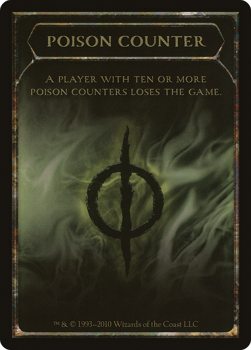 Poison Counter Token (SOM-010) - Scars of Mirrodin Tokens