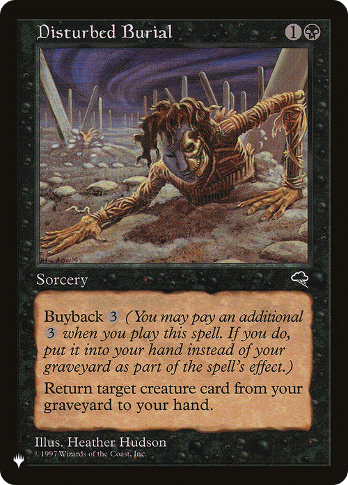 Disturbed Burial (LIST-TMP-129) - The List