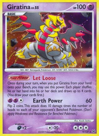 Giratina (9)  - Reverse Holofoil Platinum - Holo Rare