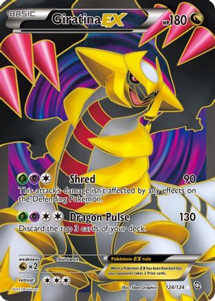 Giratina EX (124 Full Art)  - Holofoil Dragons Exalted - Ultra Rare