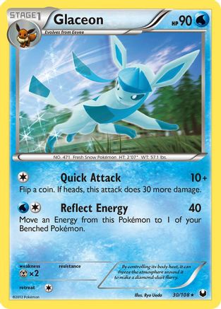 Glaceon  Dark Explorers - Rare