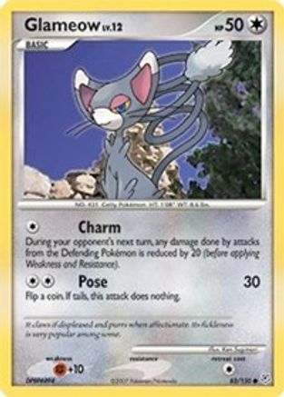 Glameow  Diamond and Pearl - Common