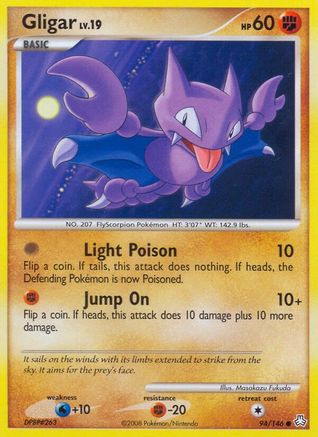Gligar (94)  - Reverse Holofoil Legends Awakened - Common