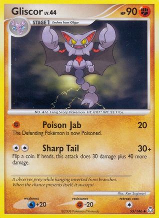 Gliscor (55)  - Reverse Holofoil Legends Awakened - Uncommon