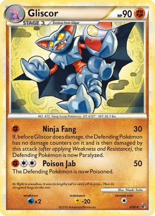 Gliscor  - Reverse Holofoil Undaunted - Holo Rare