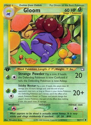 Gloom 036  - 1st Edition Neo Genesis - Uncommon
