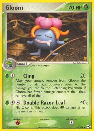 Gloom 035  - Reverse Holofoil Hidden Legends - Uncommon