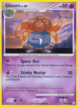 Gloom (97)  - Reverse Holofoil Legends Awakened - Common