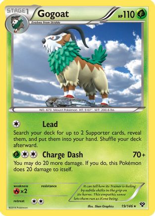 Gogoat/146  - Holofoil XY Base Set - Holo Rare