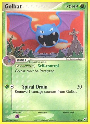 Golbat  - Reverse Holofoil Deoxys - Uncommon
