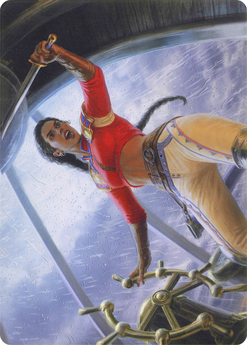 Sisay, Weatherlight Captain // Sisay, Weatherlight Captain (AMH1-016) - Modern Horizons Art Series (Borderless)