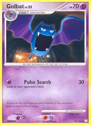 Golbat  - Reverse Holofoil Mysterious Treasures - Uncommon