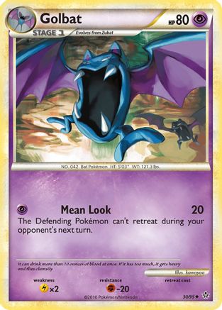 Golbat  - Reverse Holofoil Unleashed - Uncommon