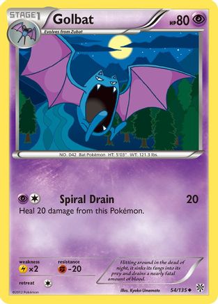 Golbat  Plasma Storm - Uncommon