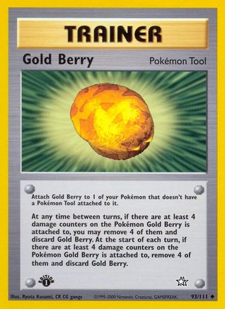 Gold Berry 093  - 1st Edition Neo Genesis - Uncommon