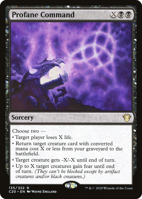 Profane Command (C20-135) - Commander 2020