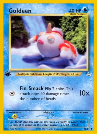 Goldeen 045  - 1st Edition Neo Revelation - Common