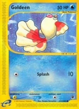 Goldeen 111  - Reverse Holofoil Expedition - Common