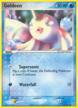 Goldeen 061  - Reverse Holofoil Deoxys - Common