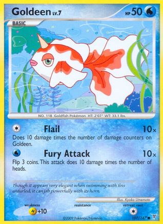 Goldeen  - Reverse Holofoil Supreme Victors - Common