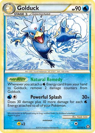 Golduck  Triumphant - Rare