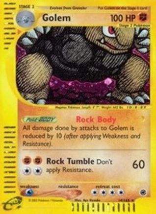 Golem (14)  - Holofoil Expedition - Holo Rare