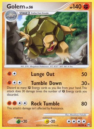 Golem  Arceus - Rare