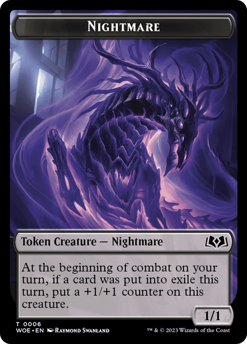 Nightmare (TWOE-006) - Wilds of Eldraine Tokens