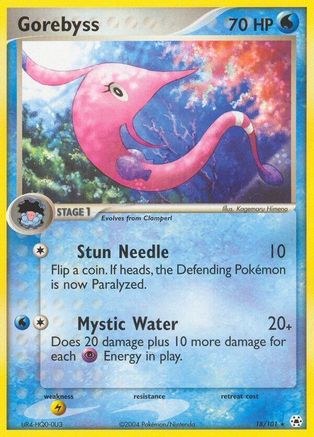 Gorebyss  - Reverse Holofoil Hidden Legends - Rare