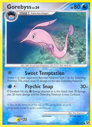 Gorebyss  - Reverse Holofoil Great Encounters - Uncommon