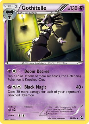 Gothitelle  - Reverse Holofoil Dragons Exalted - Rare
