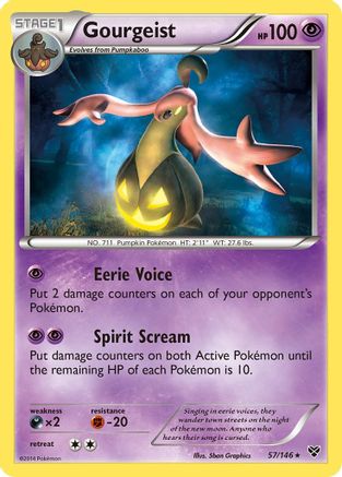 Gourgeist/146  - Reverse Holofoil XY Base Set - Holo Rare