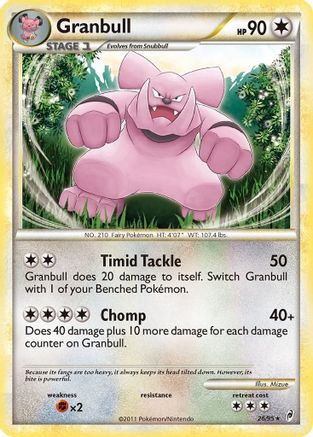 Granbull  Call of Legends - Rare