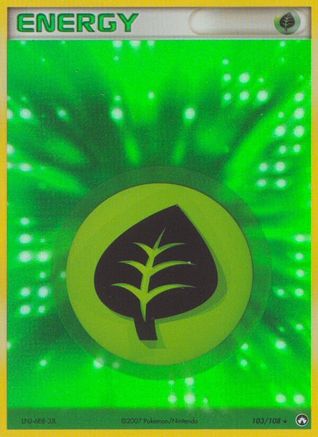 Grass Energy  - Holofoil Power Keepers - Rare