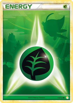 Grass Energy 115  HeartGold SoulSilver - Common