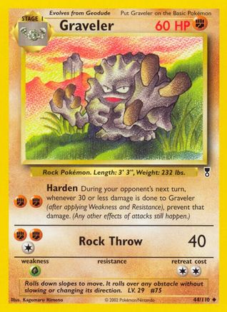 Graveler  - Reverse Holofoil Legendary Collection - Uncommon