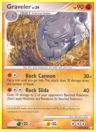 Graveler  Mysterious Treasures - Uncommon