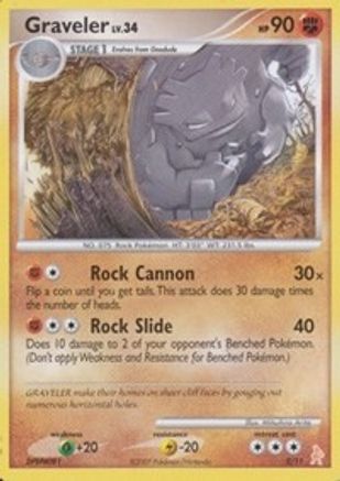 Graveler  DP Trainer Kit Manaphy & Lucario - Common