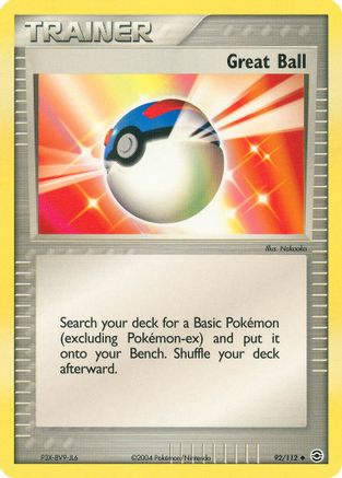 Great Ball  - Reverse Holofoil FireRed & LeafGreen - Uncommon